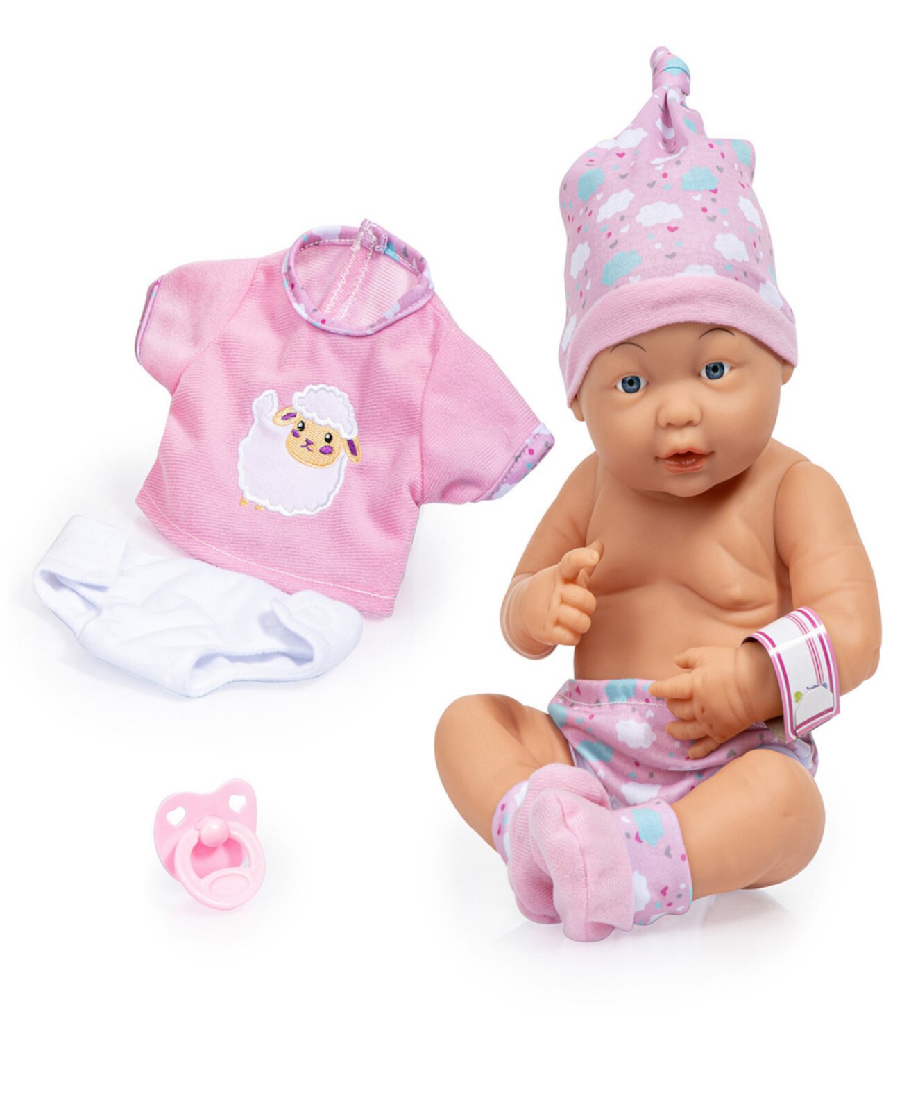 Куклы Розовые, Овечки New Born Baby Bayer Design