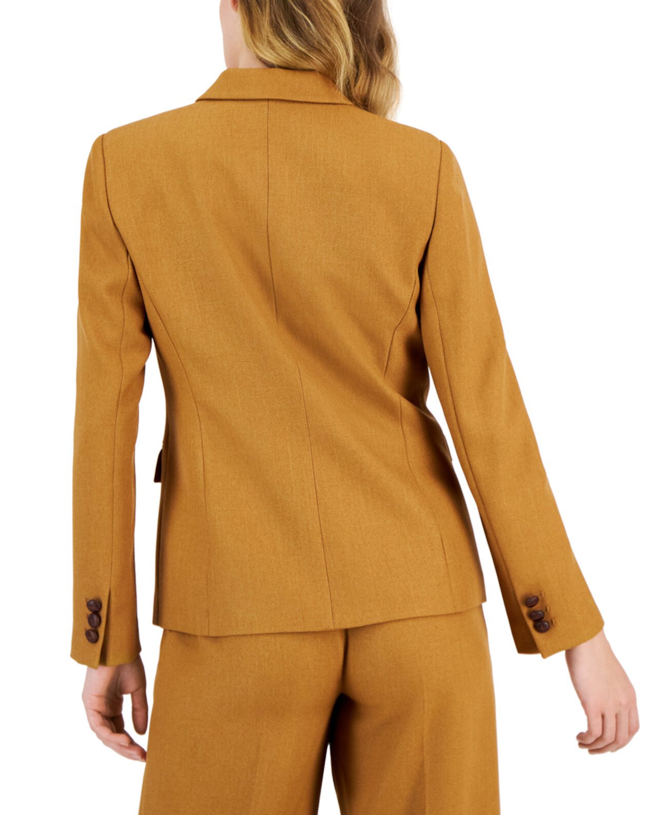 Женский пиджак с заостренными лацканами, одной пуговицей и длинным рукавом Tahari by ASL