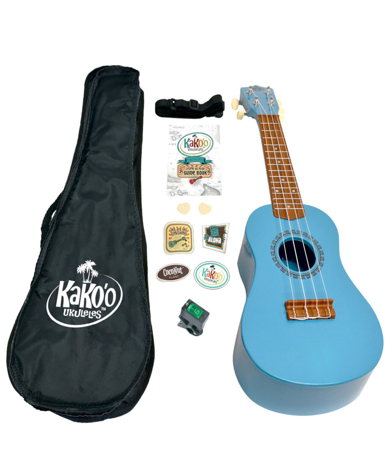 Деревянный набор для гавайской гитары Pacific Blue KaKo'o Music