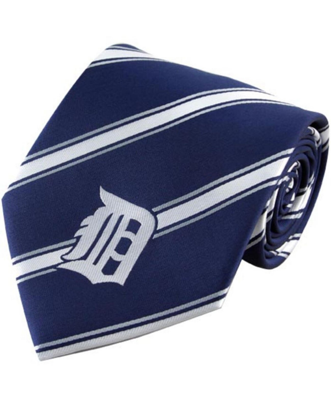Мужской тканый галстук в полоску из полиэстера Detroit Tigers Eagles Wings