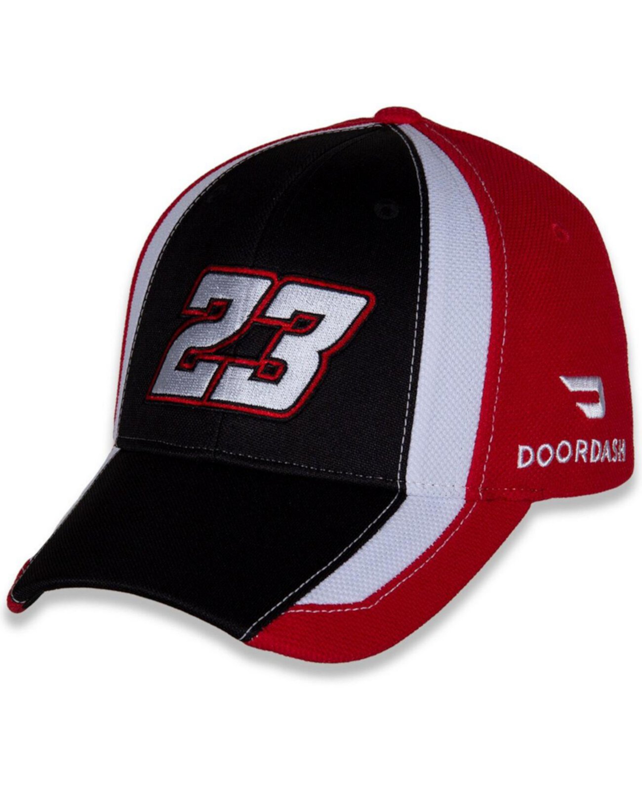 Мужская регулируемая шапка черно-красного цвета Bubba Wallace Restart 23xi Racing
