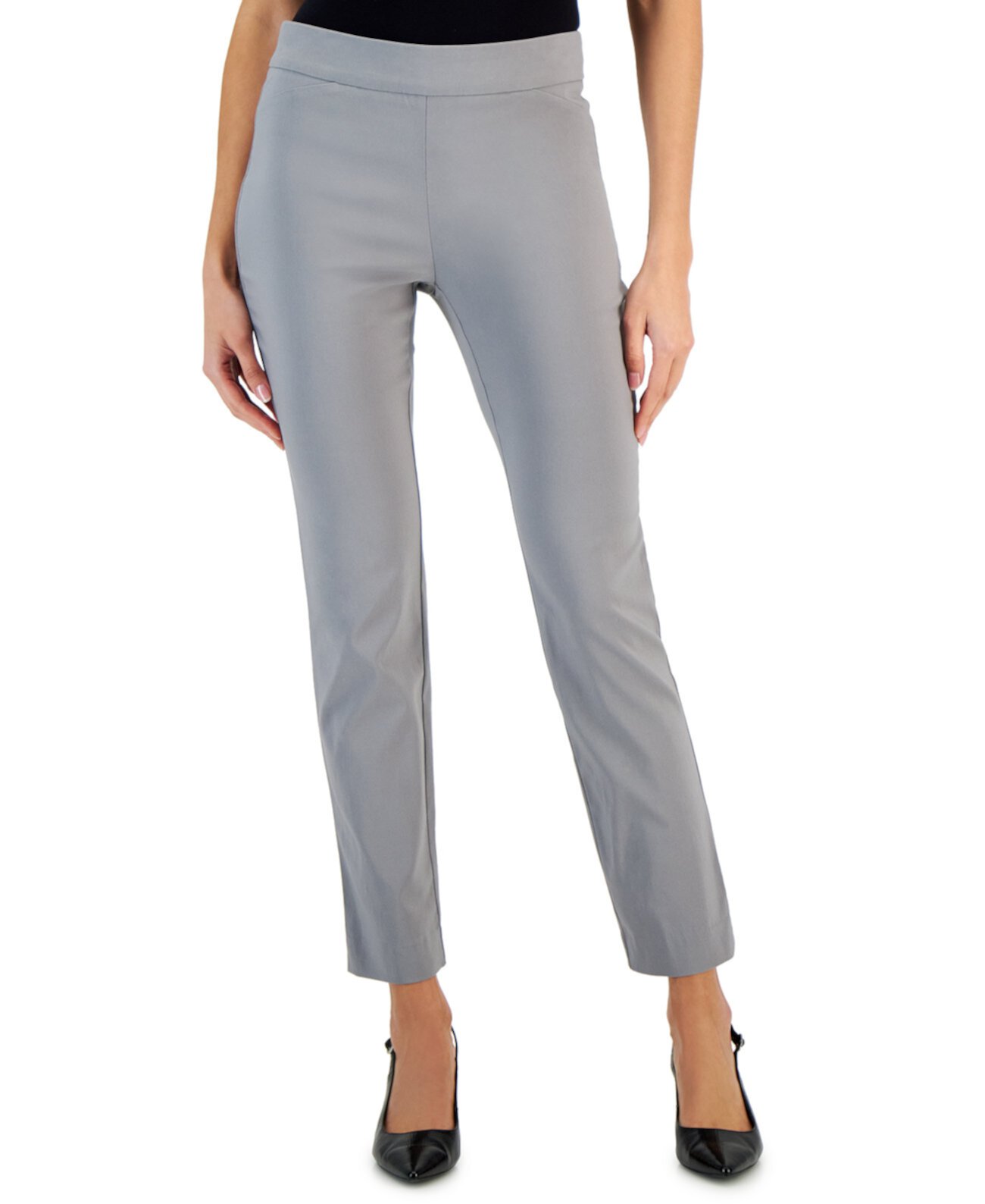 Women's Cambridge Woven Pull-On Pants, Created for Macy's J&M Collection