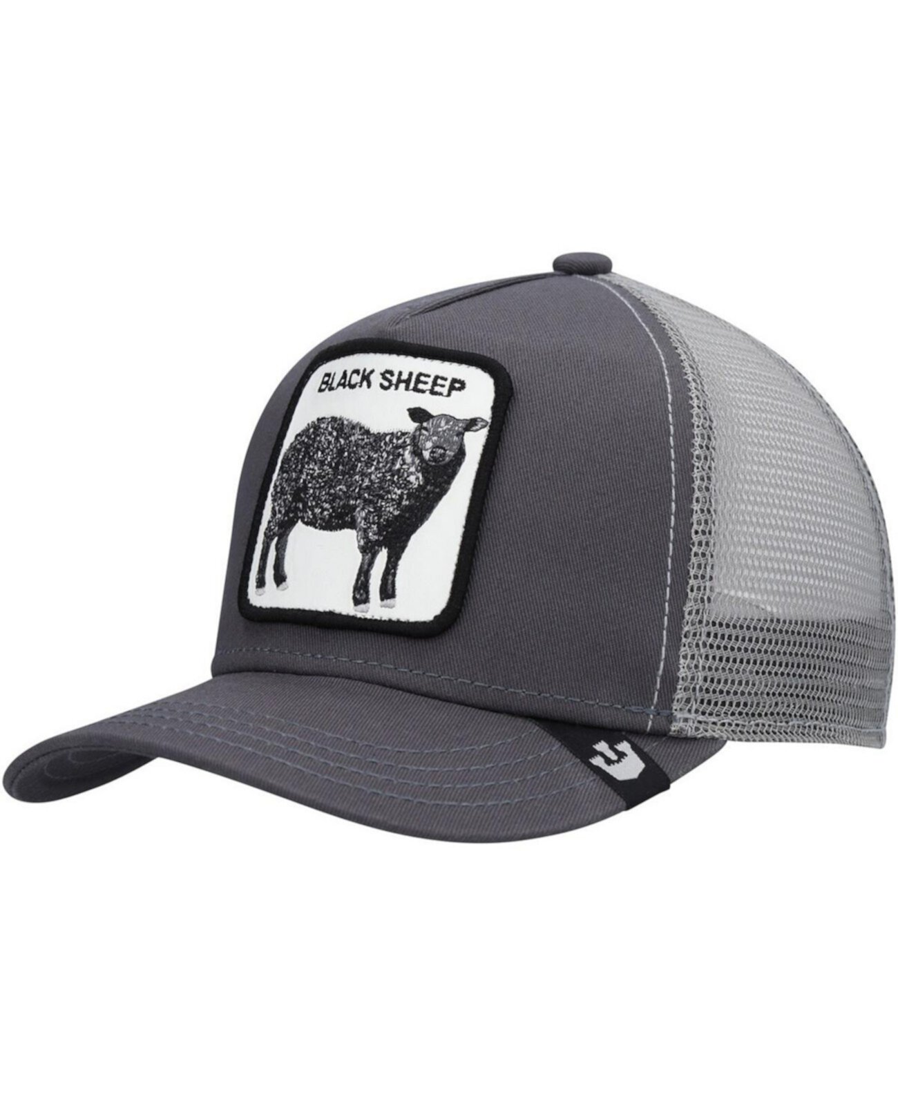 Регулируемая шапка Big Boys Grey Black Sheep Trucker Goorin Bros.