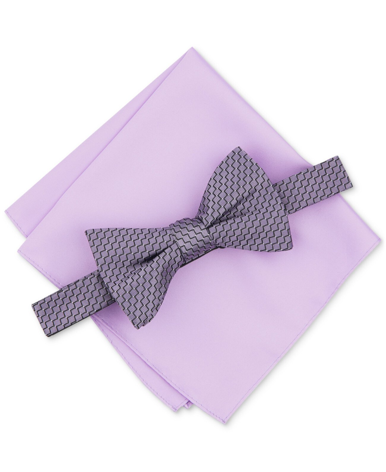 Мужской комплект с галстуком-бабочкой и нагрудным платком с мини-узором Wilmington, созданный для Macy's Alfani