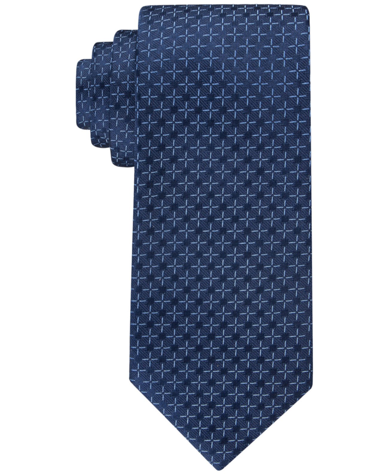 Мужской галстук в квадратную сетку Calvin Klein