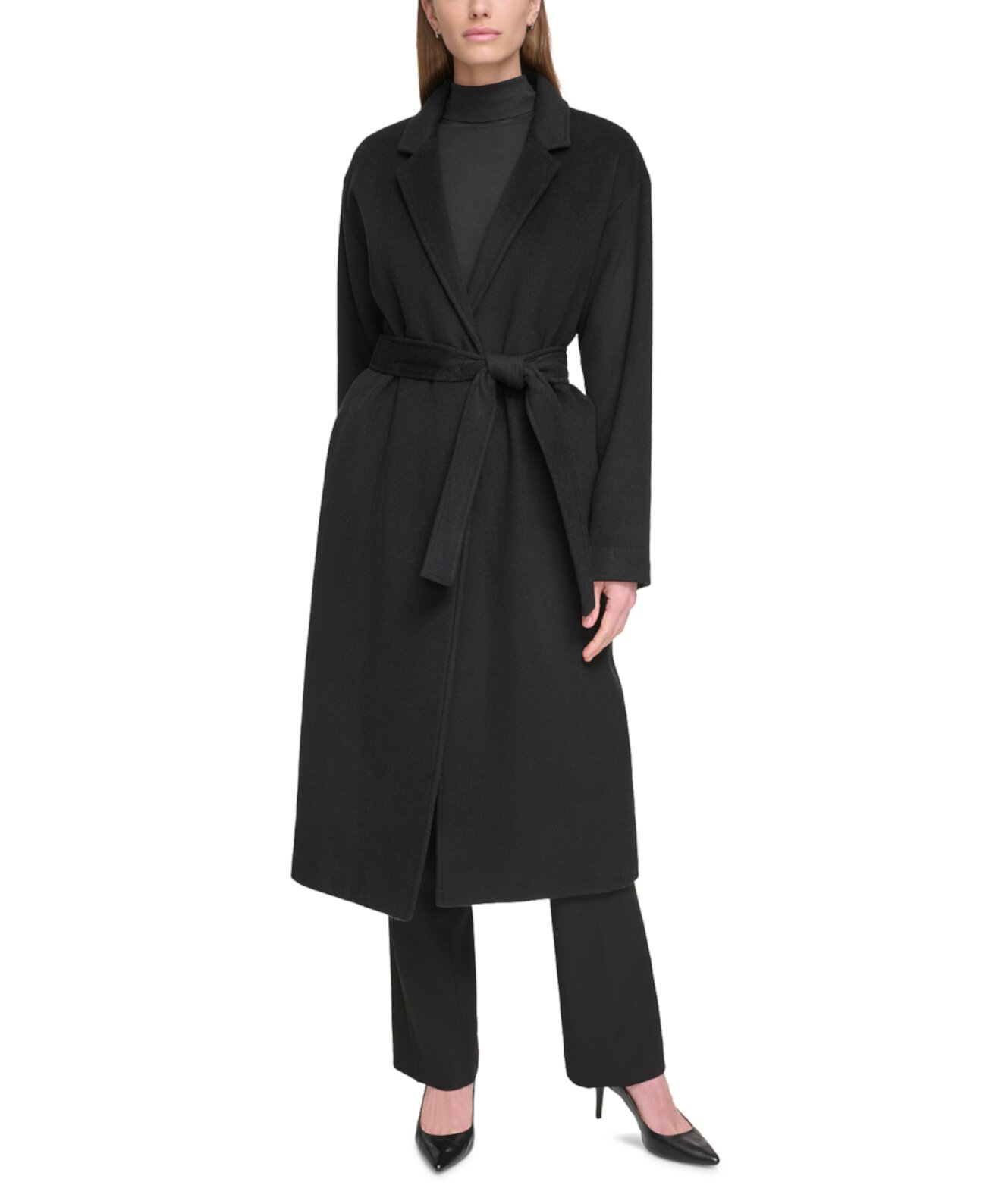 Женское пальто из кашемировой смеси на пуговицах Calvin Klein Calvin Klein