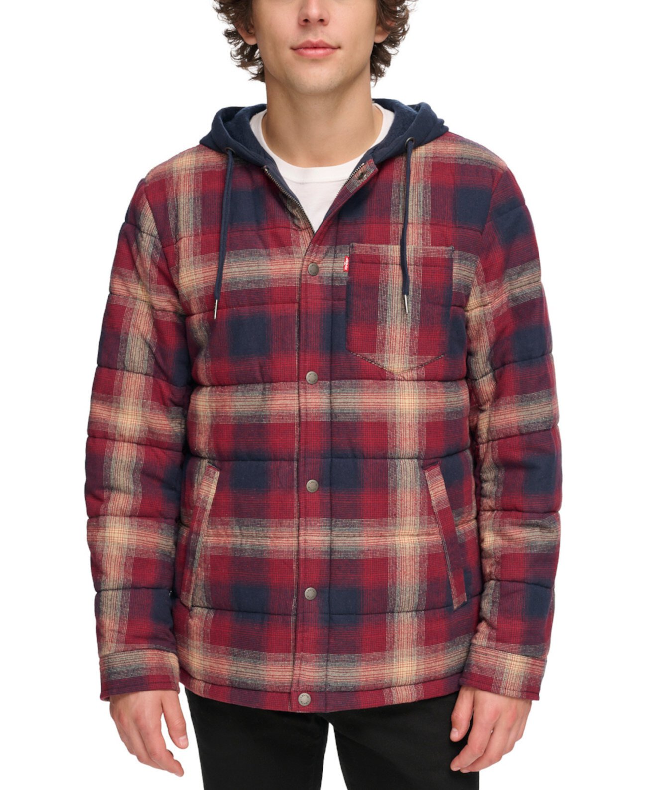 Мужская куртка-рубашка в стиле квилт с капюшоном Levi's Levi's®