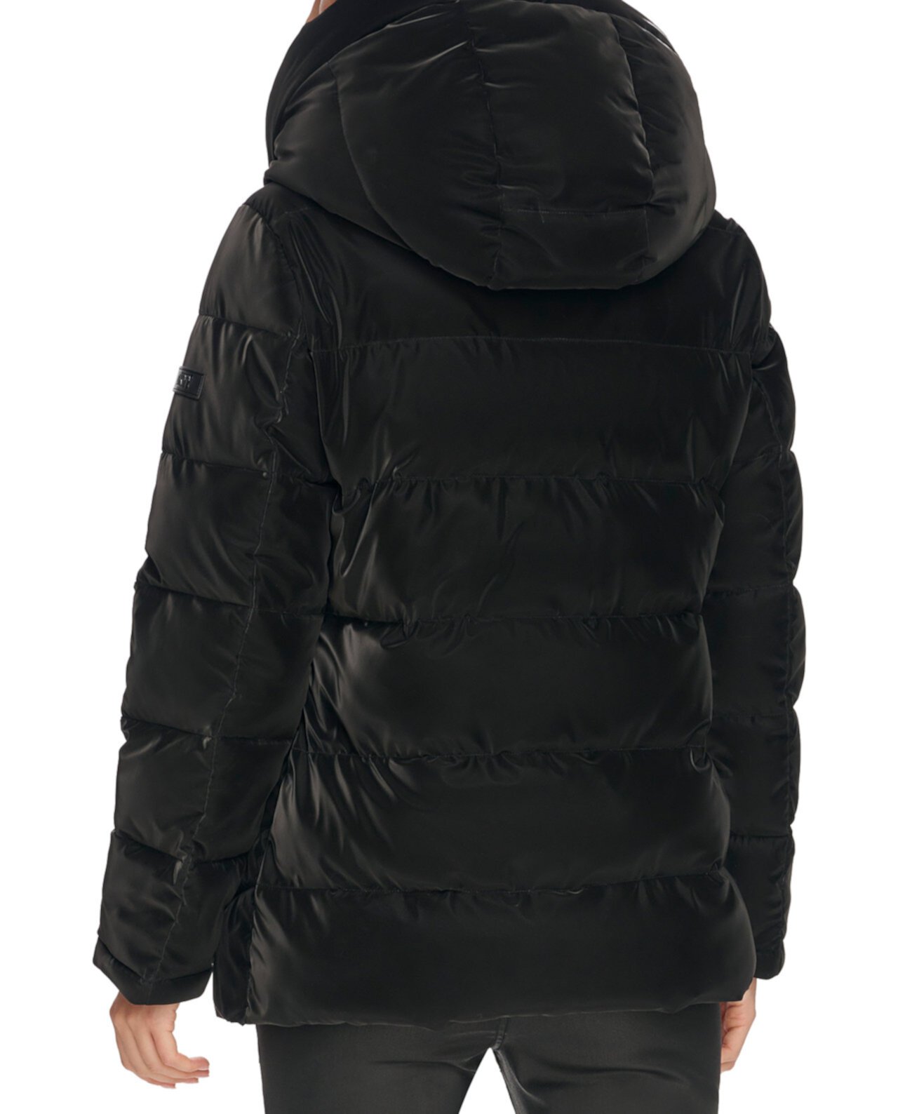 Женское пуховое пальто с капюшоном DKNY DKNY