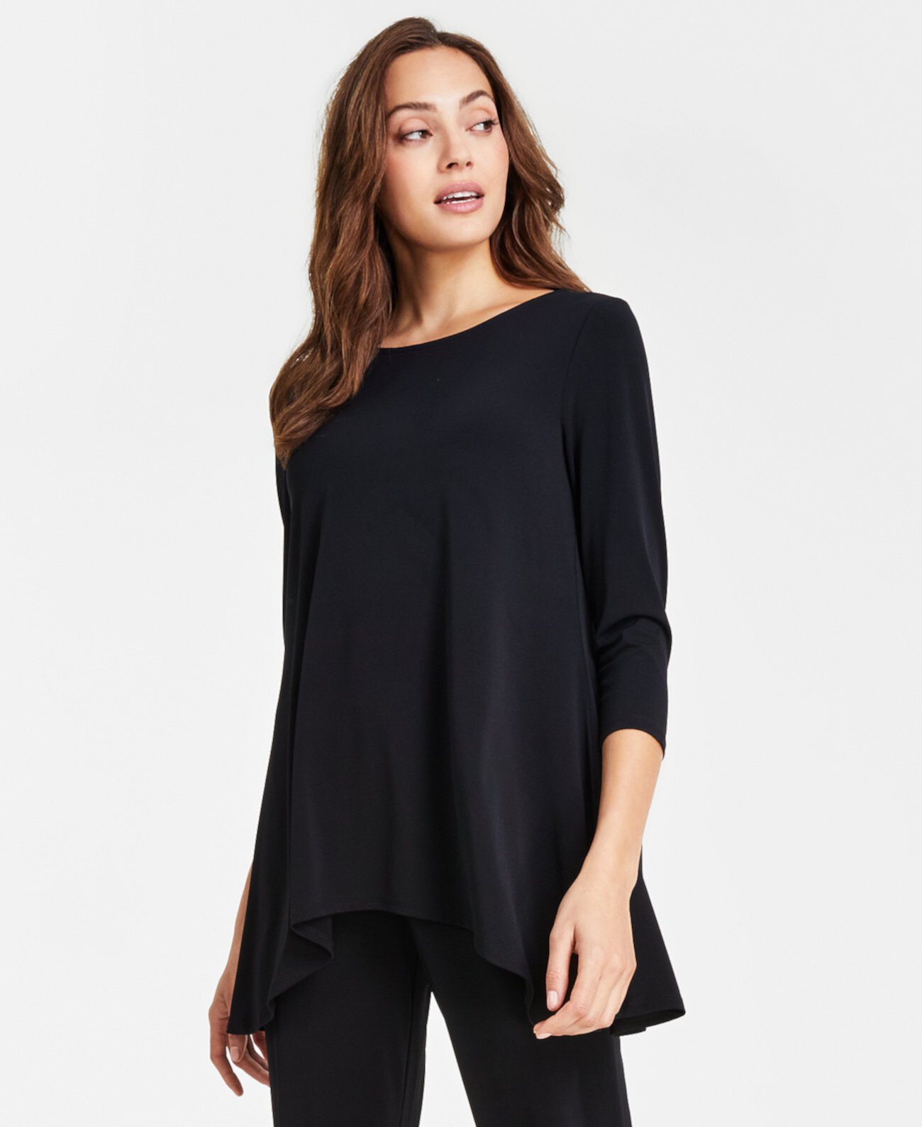 Women's 3/4-Sleeve Knit Top, Created for Macy's J&M Collection