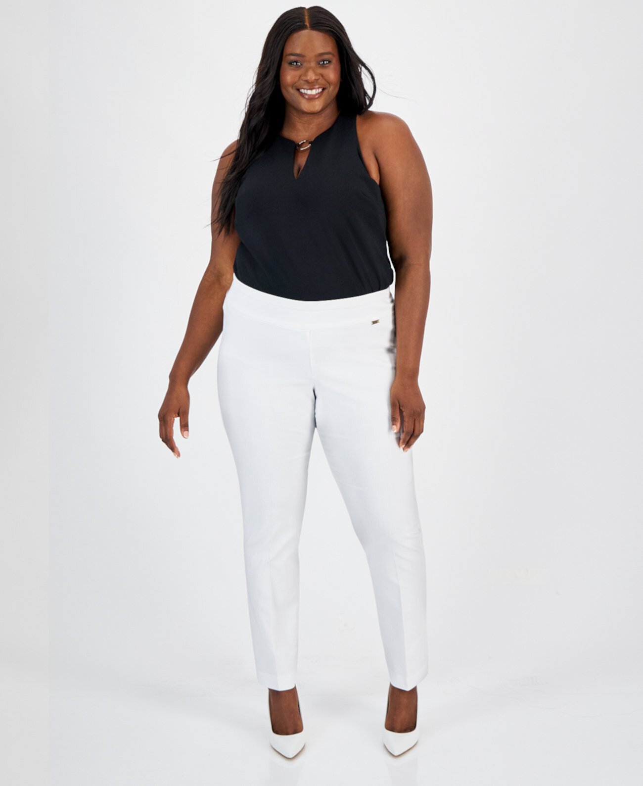 Plus Size Bengaline Skinny Pants, Created for Macy's I.N.C. International Concepts