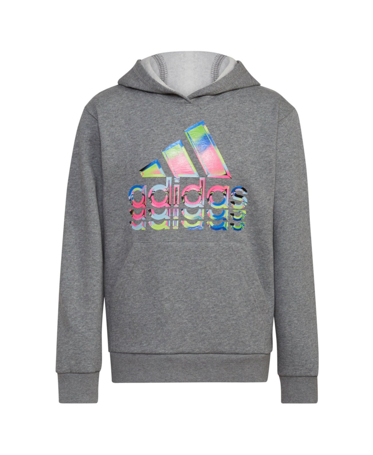Толстовка с длинными рукавами и пуловером с графическим рисунком Big Boys Hyperreal Adidas