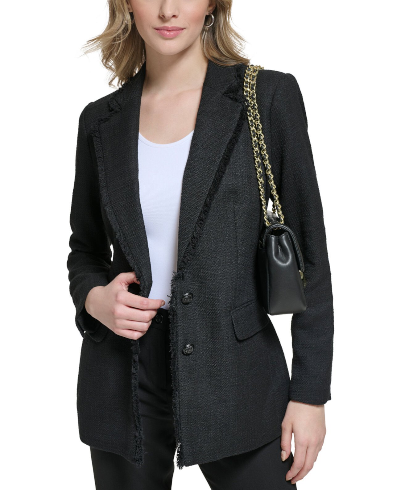 Женский пиджак с бахромой Karl Lagerfeld Paris