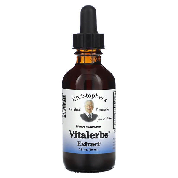 Vitalerbs Extract, 2 fl oz (Жидкие унции) (59 ml) Christopher's