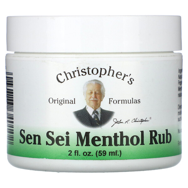 Sen Sei Menthol Rub, 2 жидких унции (59 мл) Christopher's
