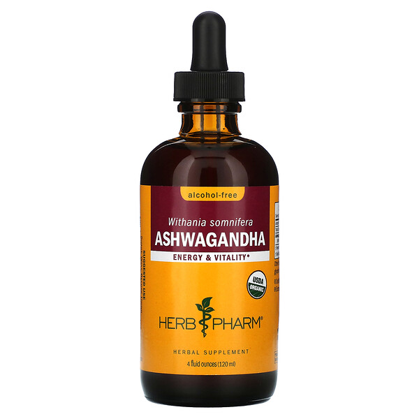 Ашваганда, 4 жидких унции (120 мл) Herb Pharm