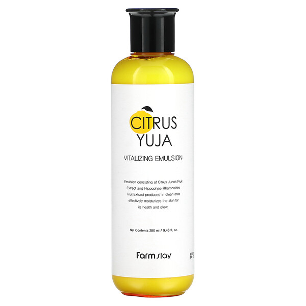 Citrus Yuja, Оживляющая эмульсия, 9,46 жидких унций (280 мл) Farmstay