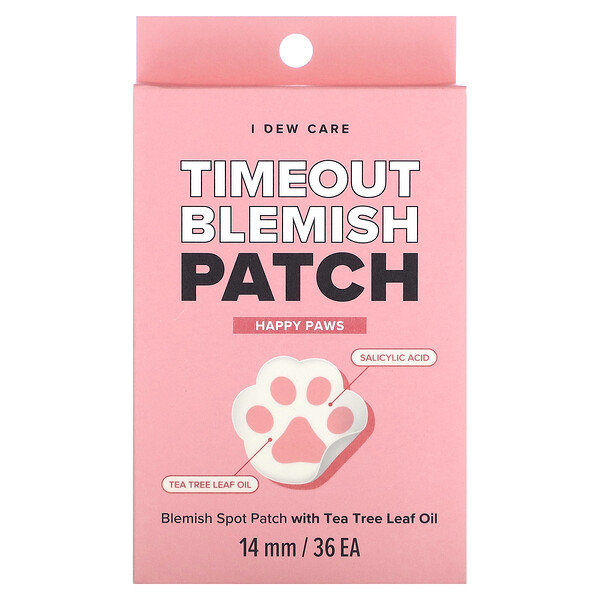 Патч Timeout Blemish Patch, Happy Paws, 36 патчей I Dew Care