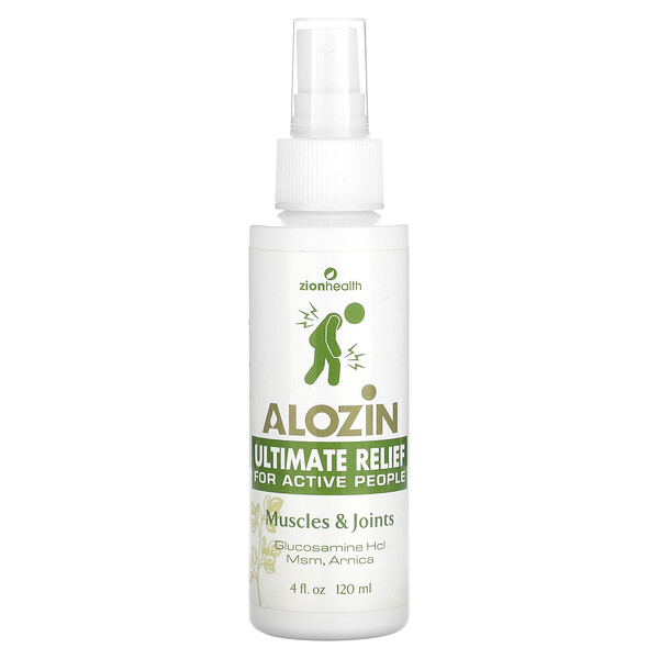 Alozin Ultimate Relief, мышцы и суставы, 4 жидких унции (120 мл) Zion Health