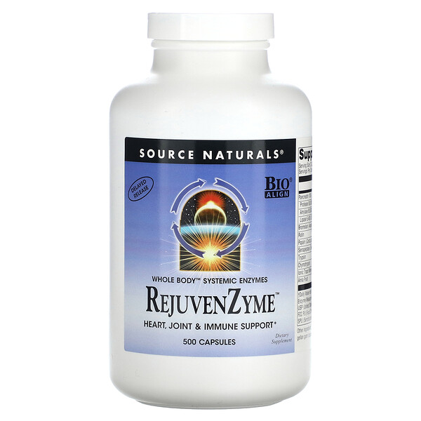 RejuvenZyme, 500 капсул Source Naturals