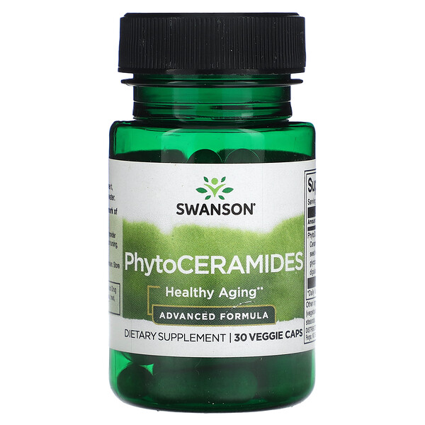 PhytoCeramines, усовершенствованная формула, 30 растительных капсул Swanson