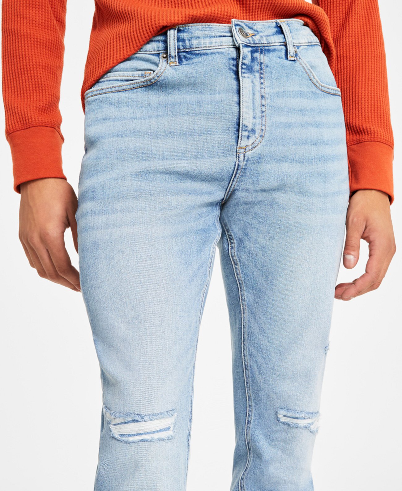 Мужские джинсы Melbourne Slim Fit Destroy, созданные для Macy's Sun & Stone
