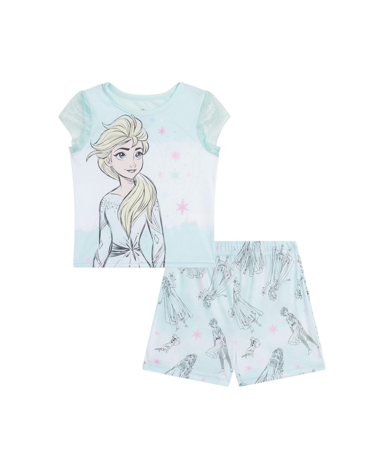 Пижама для маленьких девочек, комплект из 2 предметов Frozen
