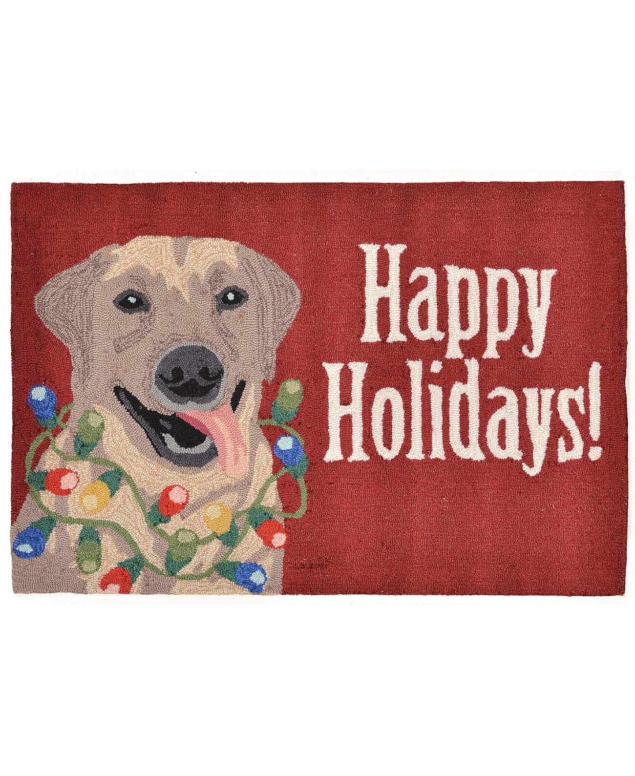 Frontporch Happy Holidays 1'8" x 2'6" Outdoor Area Rug Liora Manne