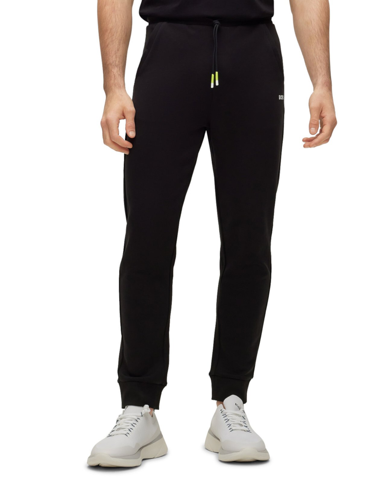Мужские спортивные штаны с вышитым логотипом BOSS