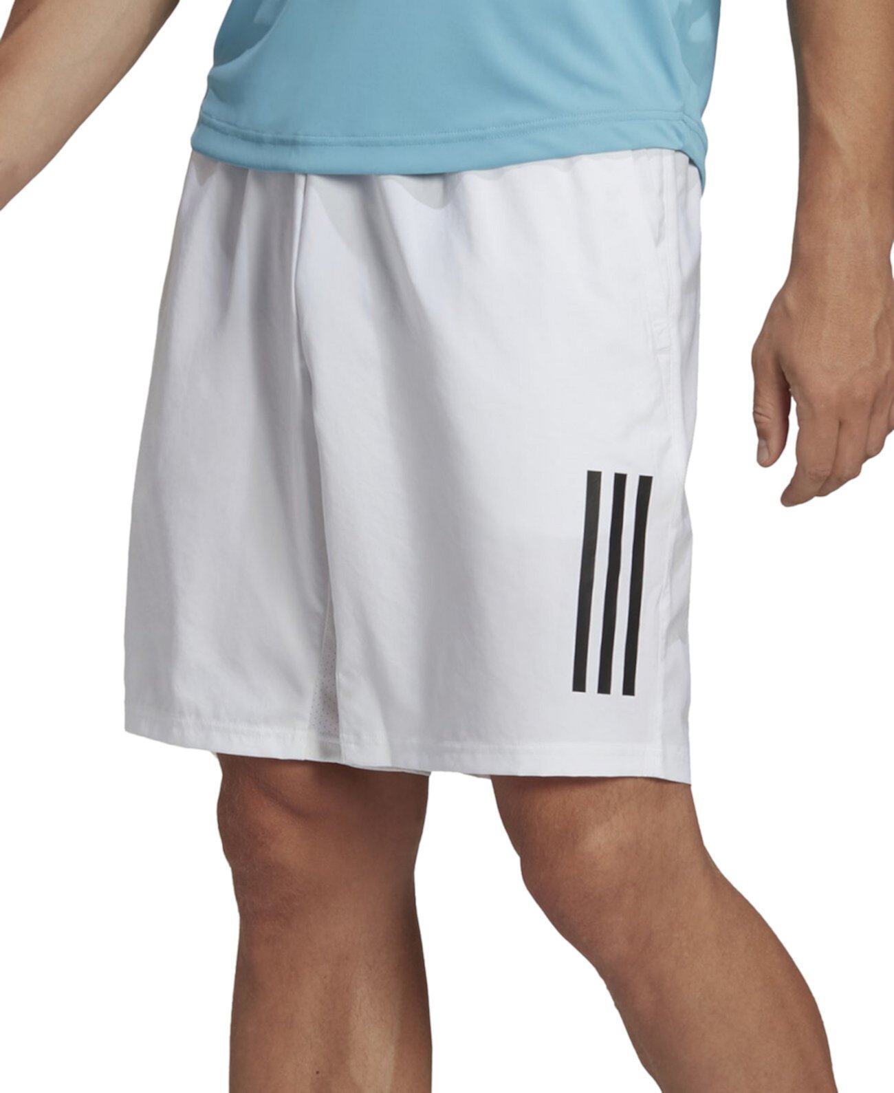 Мужские теннисные шорты с 3 полосками для клуба 9 дюймов Adidas