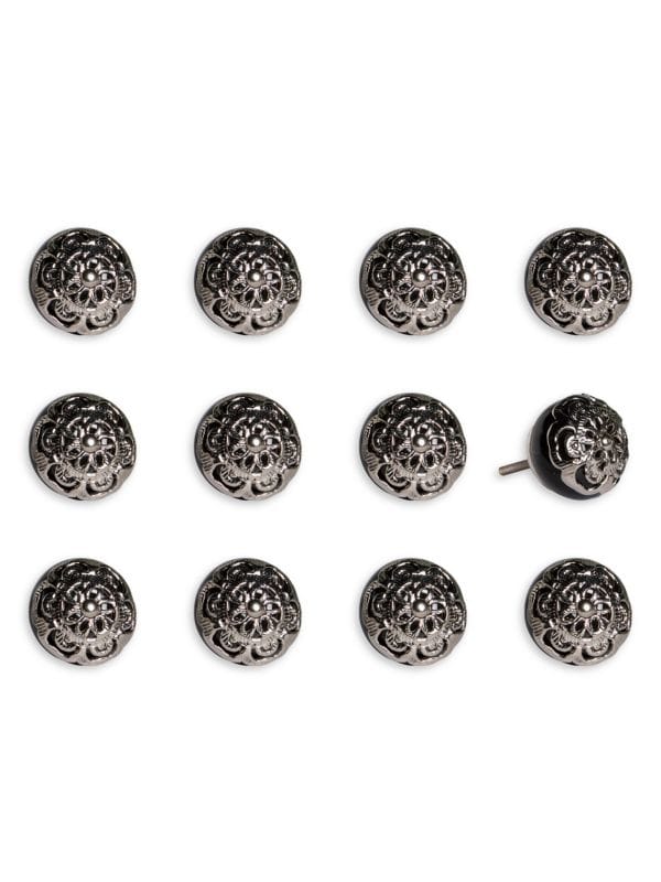 ​12-Piece Ceramic Cabinet &amp; Door Knob Set KNOB IT