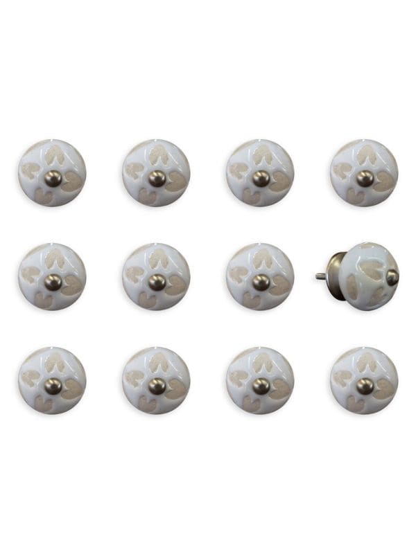 ​12-Piece Ceramic Cabinet &amp; Door Knob Set KNOB IT