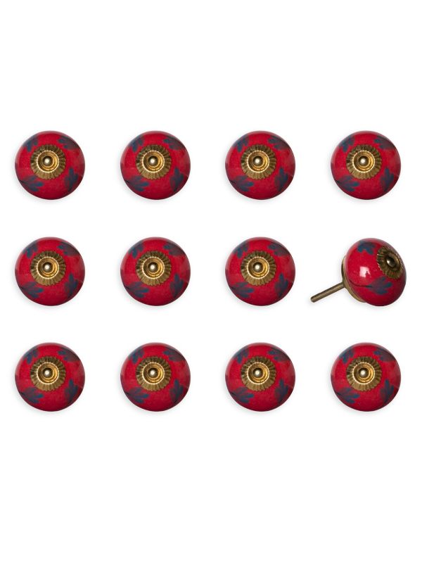 12-Piece Ceramic Cabinet & Door Knob Set KNOB IT