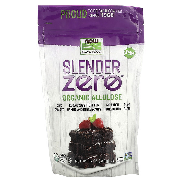 Slender Zero, Organic Allulose, 12 oz (340 g) NOW Foods