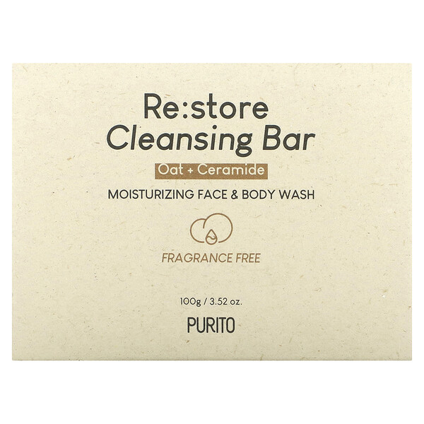 Re:store Очищающее мыло, без отдушек, 3,52 (100 г) Purito
