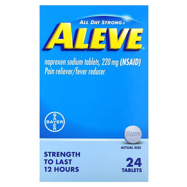 Напроксен натрия Таблетки, 220 мг, 24 таблетки Aleve