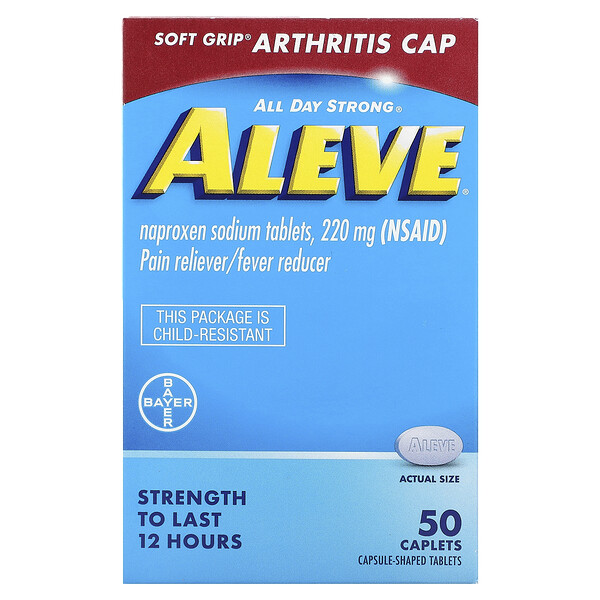 Напроксен Натрий - 220 мг - 50 капсул - Aleve Aleve