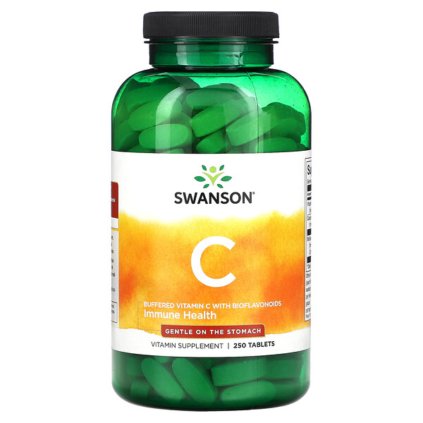 Витамин C с биофлавоноидами - 250 таблеток - Swanson Swanson
