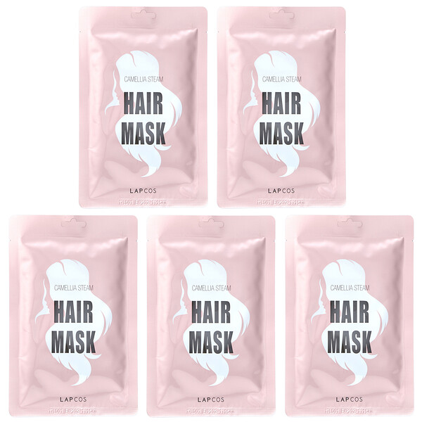 Паровая маска для волос Camellia, 5 масок по 35 мл (1,18 жидк. унции) каждая LAPCOS