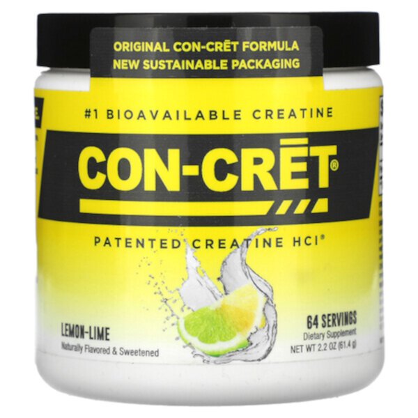 Запатентованный креатин HCl, лимон-лайм, 2,2 унции (61,4 г) Con-Cret