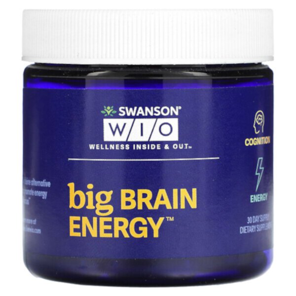 Big Brain Energy, 30 капсул Swanson WIO