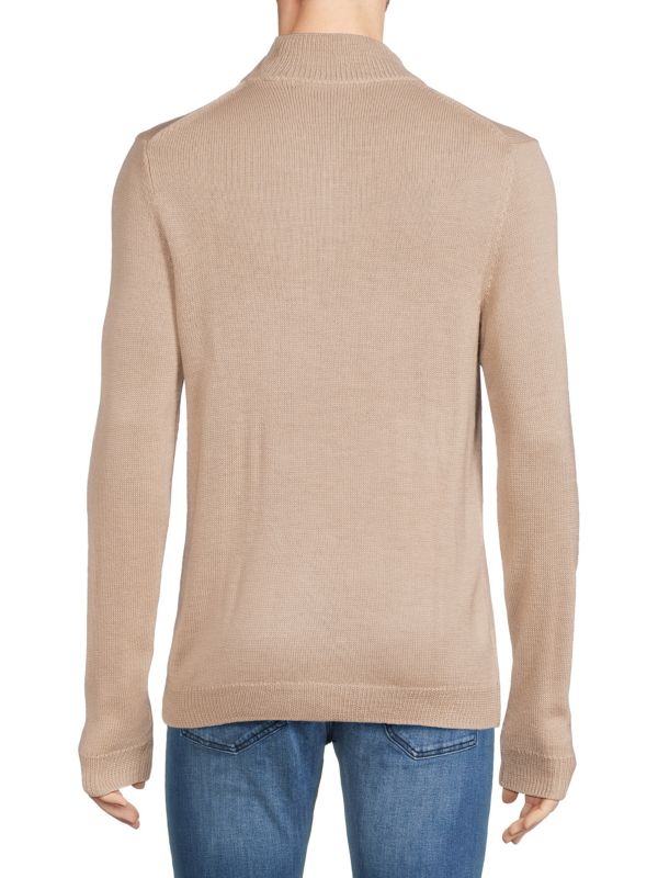 Мужской Свитер Saks Fifth Avenue Merino Blend Henley Saks Fifth Avenue