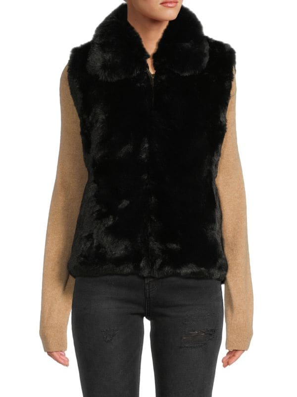 Женская Повседневная куртка Surell Faux Fur Vest Surell