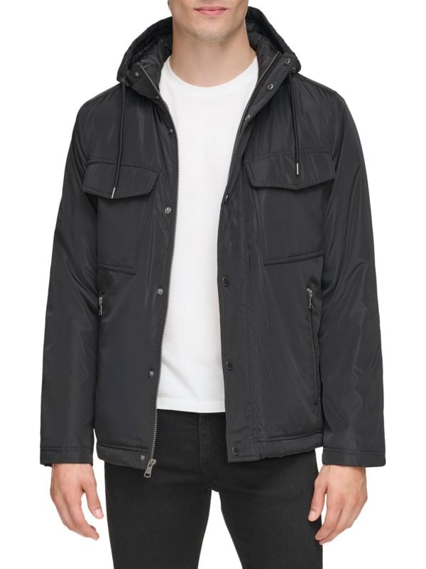 Мужская Куртка Kenneth Cole Hooded Utility Jacket Kenneth Cole