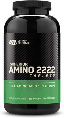 Таблетки Superior Amino 2222 с полным спектром аминокислот, 320 штук Optimum Nutrition