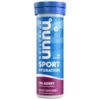 Sport Hydration Tri-Berry в одном тюбике, 10 таблеток NUUN