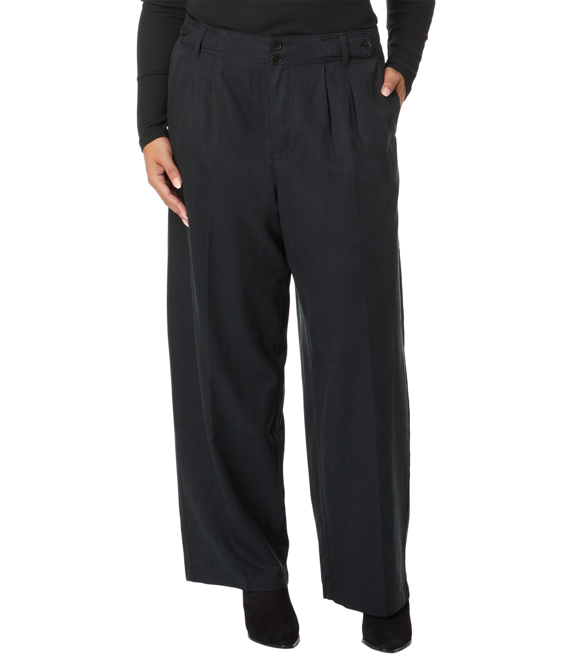 Женские Брюки Madewell The Plus Harlow Wide-Leg Pant Madewell