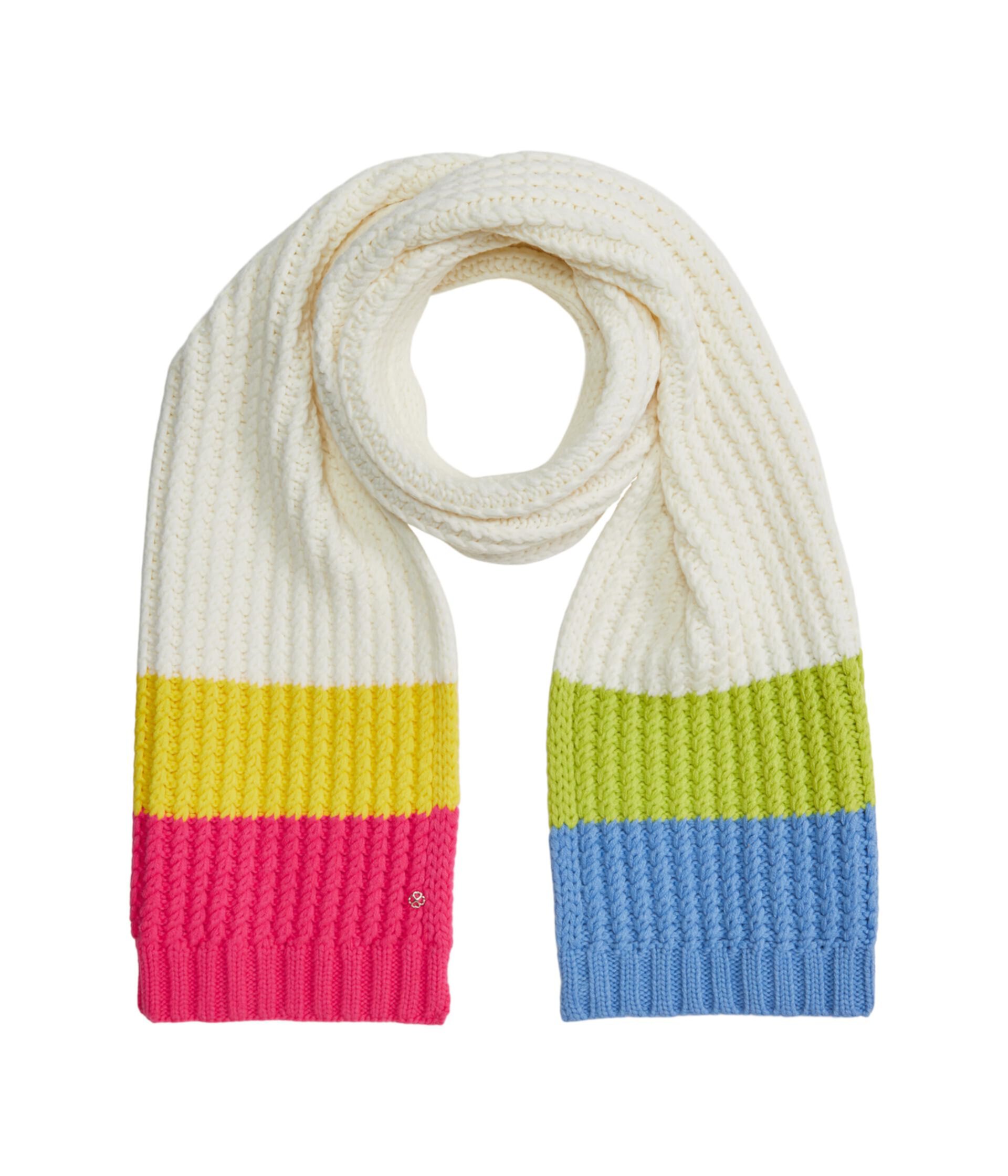 Длинный шарф Kate Spade New York Marble Cable Knit Kate Spade New York