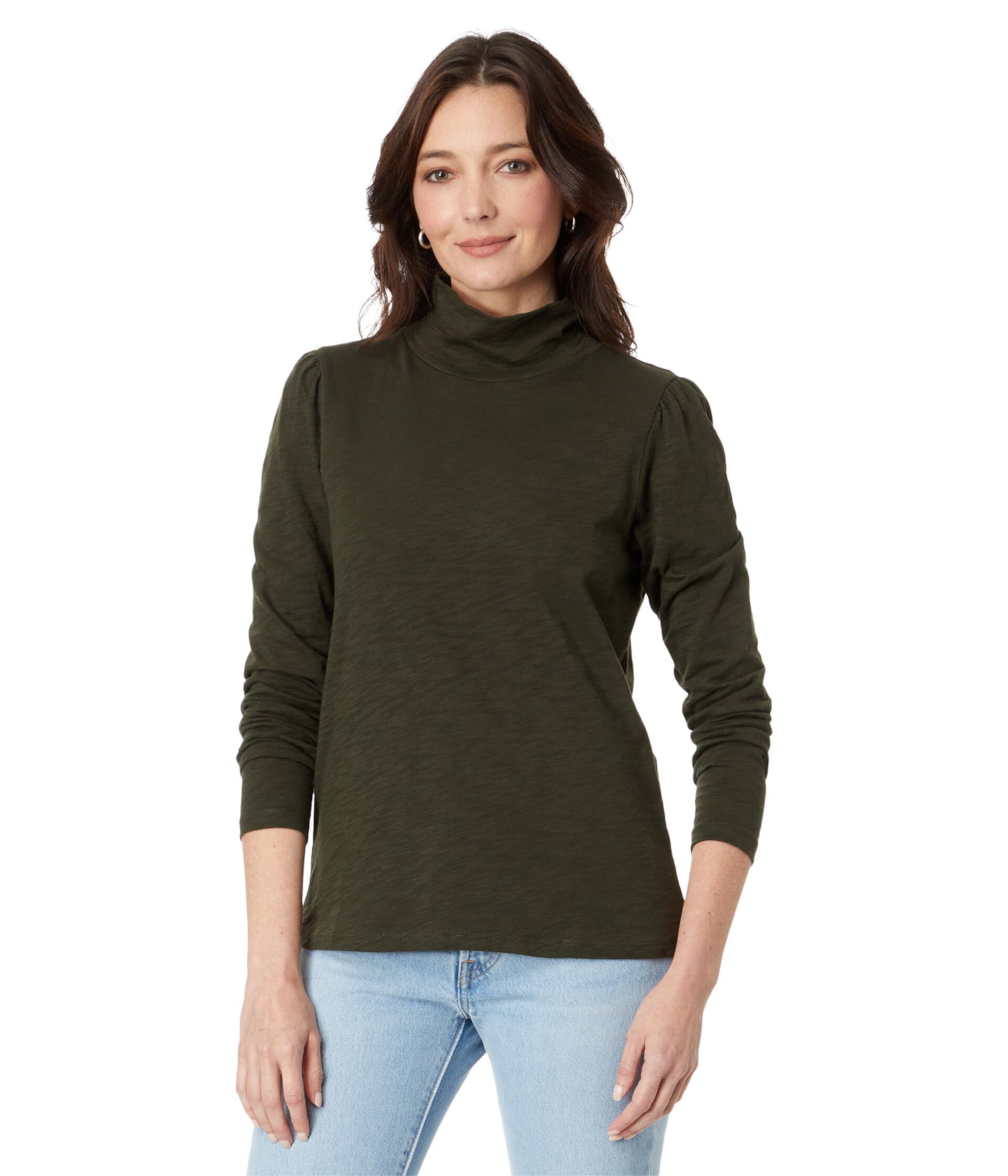 Puff Sleeve Turtleneck Lilla P