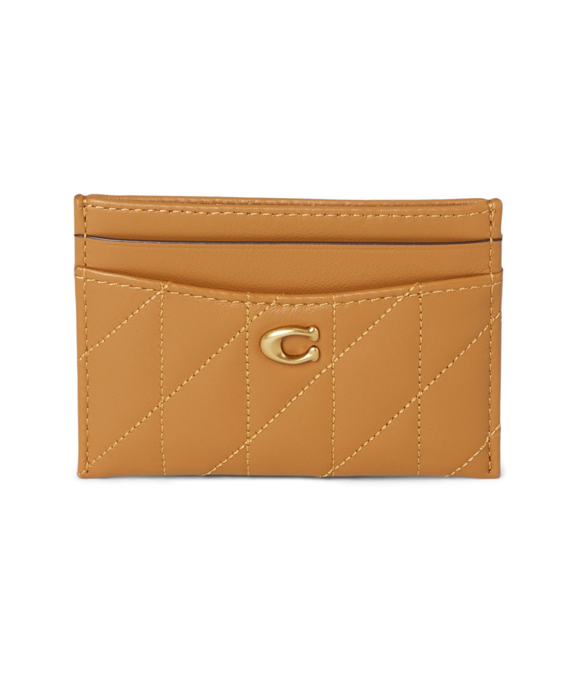 Кардхолдер COACH Refined Calf Leather Essential COACH