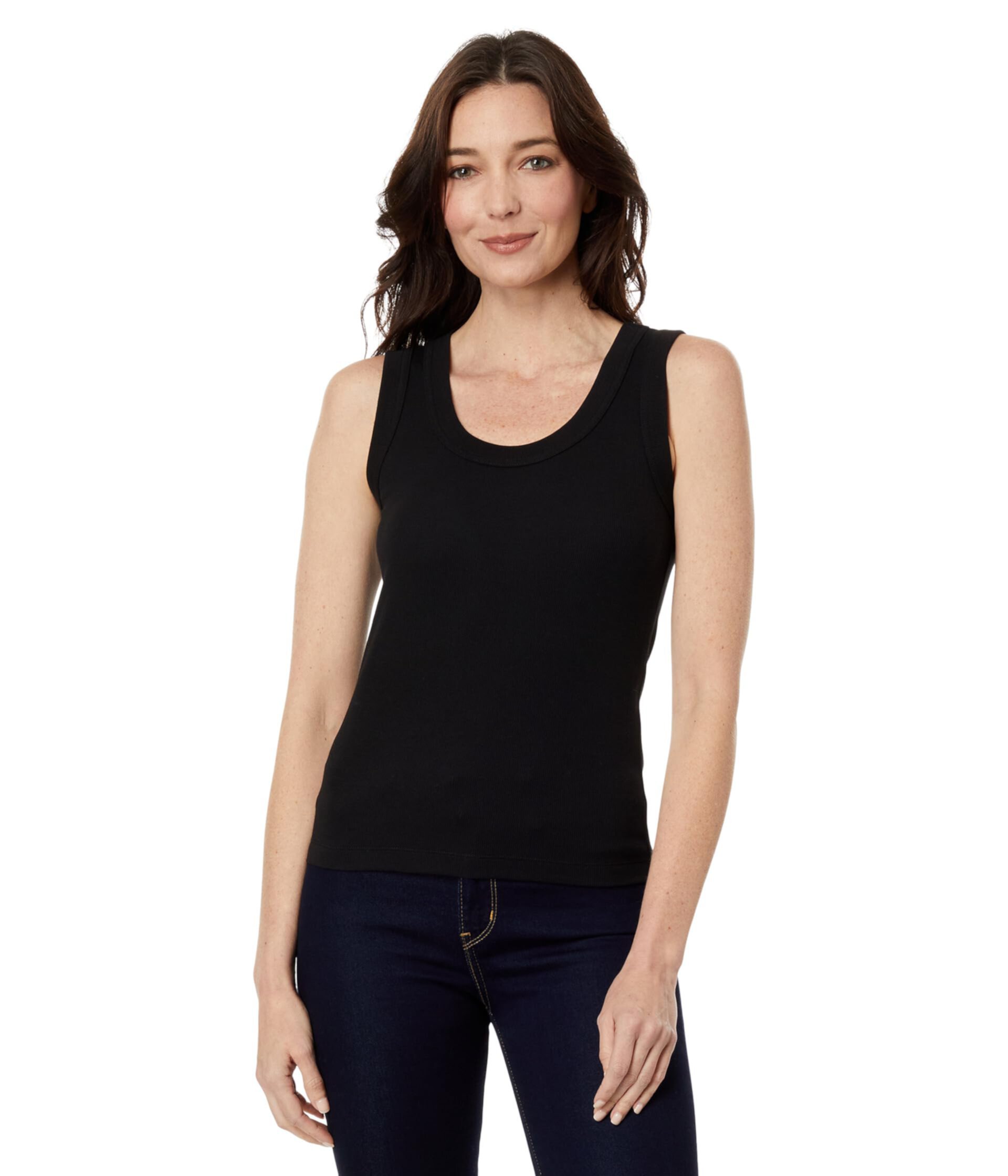 Petite Perfect Knit Rib Scoop Tank Nic+Zoe